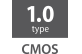 Значок CMOS-датчика типа 1.0